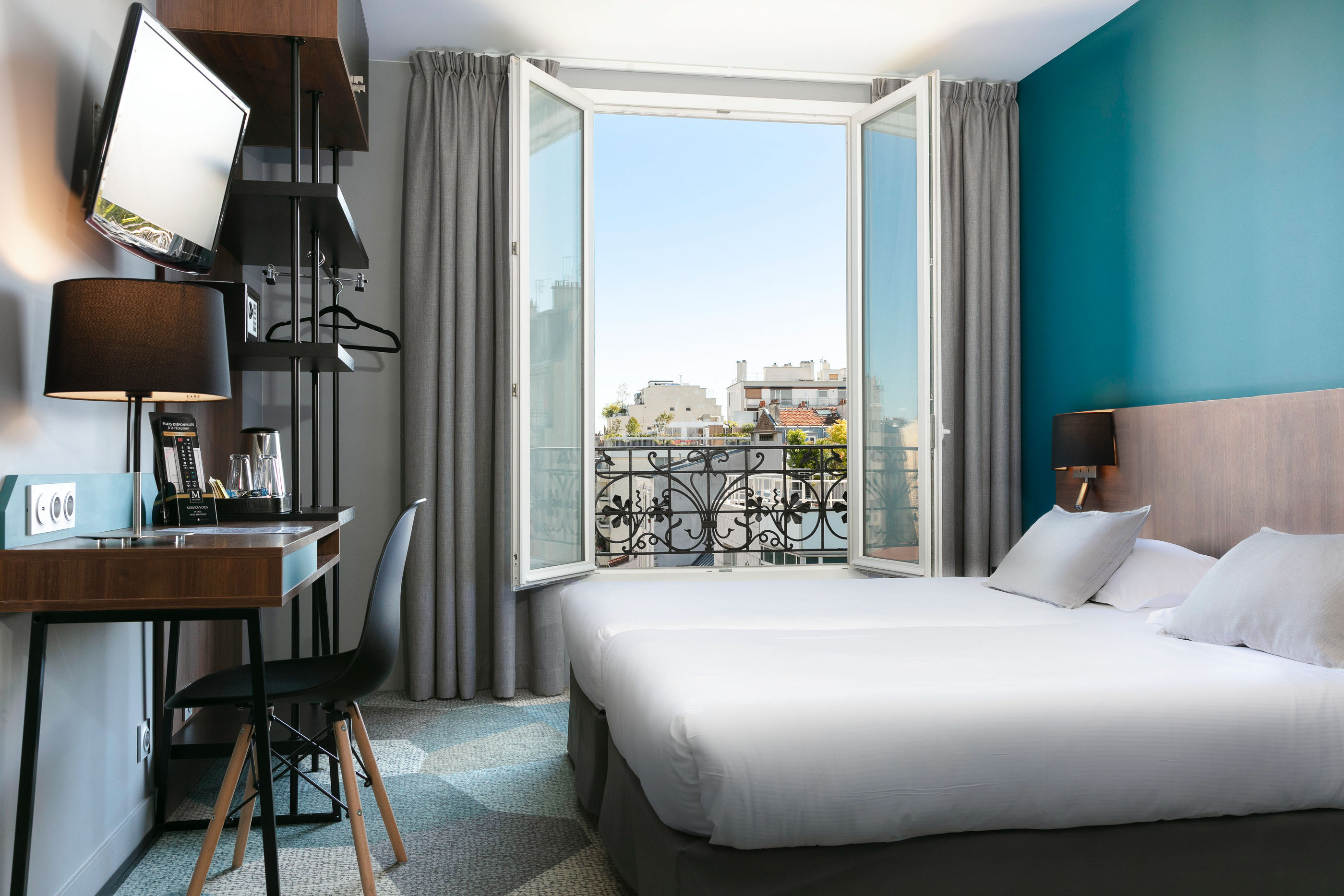 Chambre dans Paris 14, à l'Hôtel Montparnasse Alésia